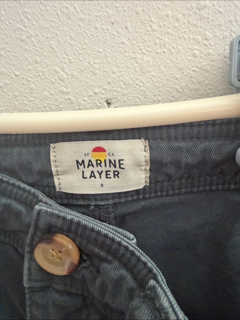 Marine Layer Teal Straight-Leg Pants - Picture 2 of 6